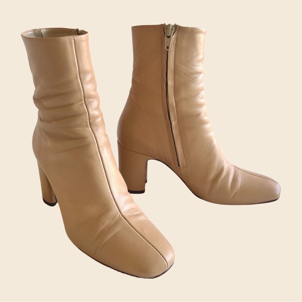 Like New - Rare Rouje Celeste Boots Beige